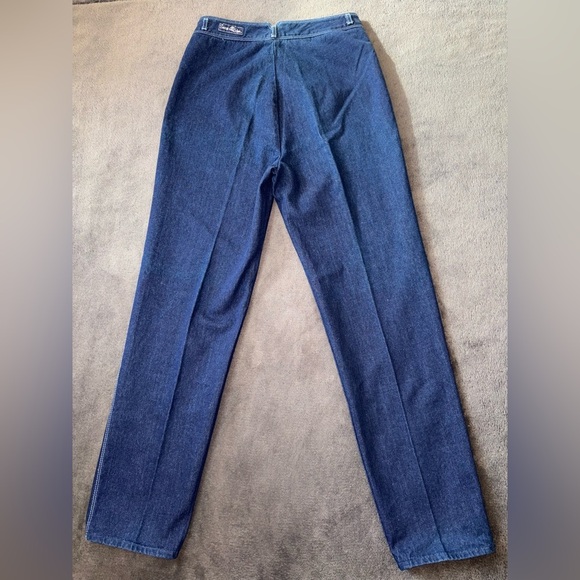 Seattle Blues Vintage Size 14 Ultra High Rise Wide Leg Straight Jeans - Picture 12 of 13